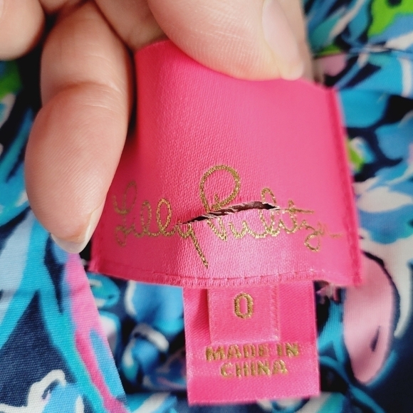 Lilly Pulitzer Mira Shirt Dress in High Tide Navy - Picture 9 of 15